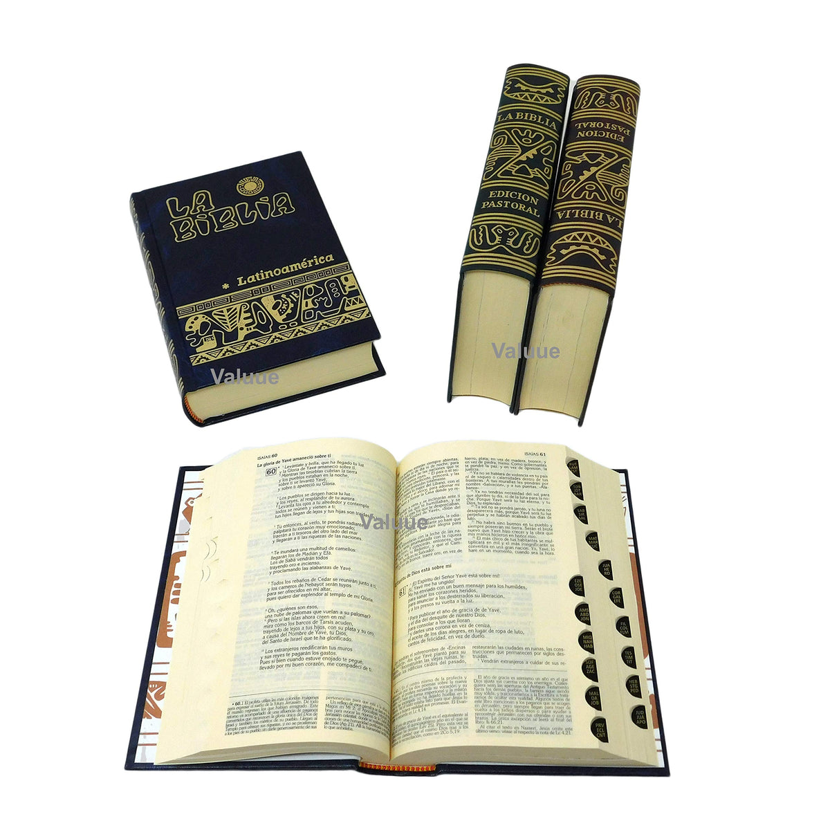 Biblia Latinoamericana Bolsillo Cartone Ueros (Spanish Edition)(Color may vary)