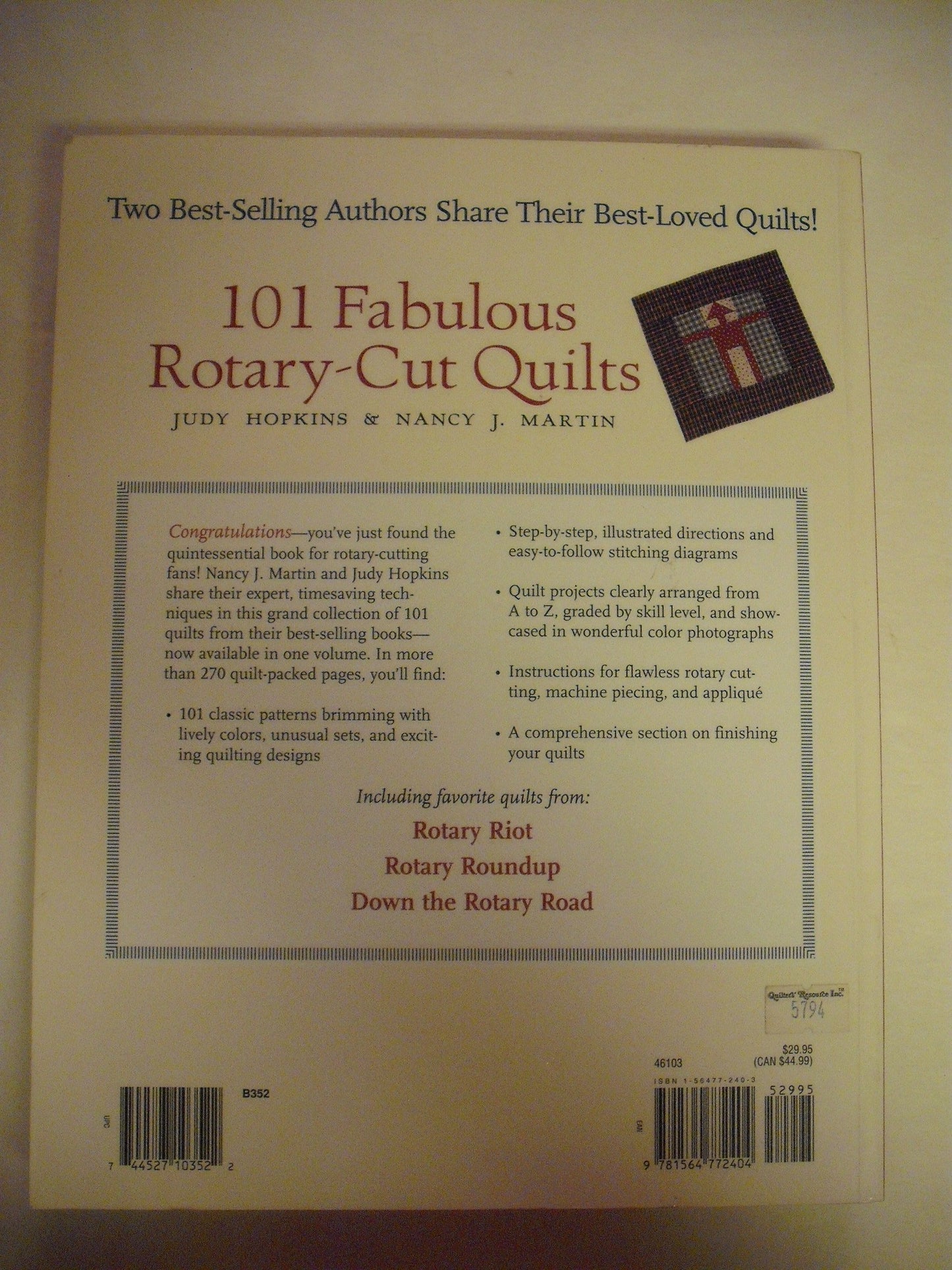 101 Fabulous Rotary-Cut Quilts