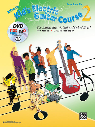 Alfred's Kid's Electric Guitar Course 2: The Easiest Electric Guitar Method Ever!, Book, DVD & Online Video/Audio/Software (Kid's Guitar Course)