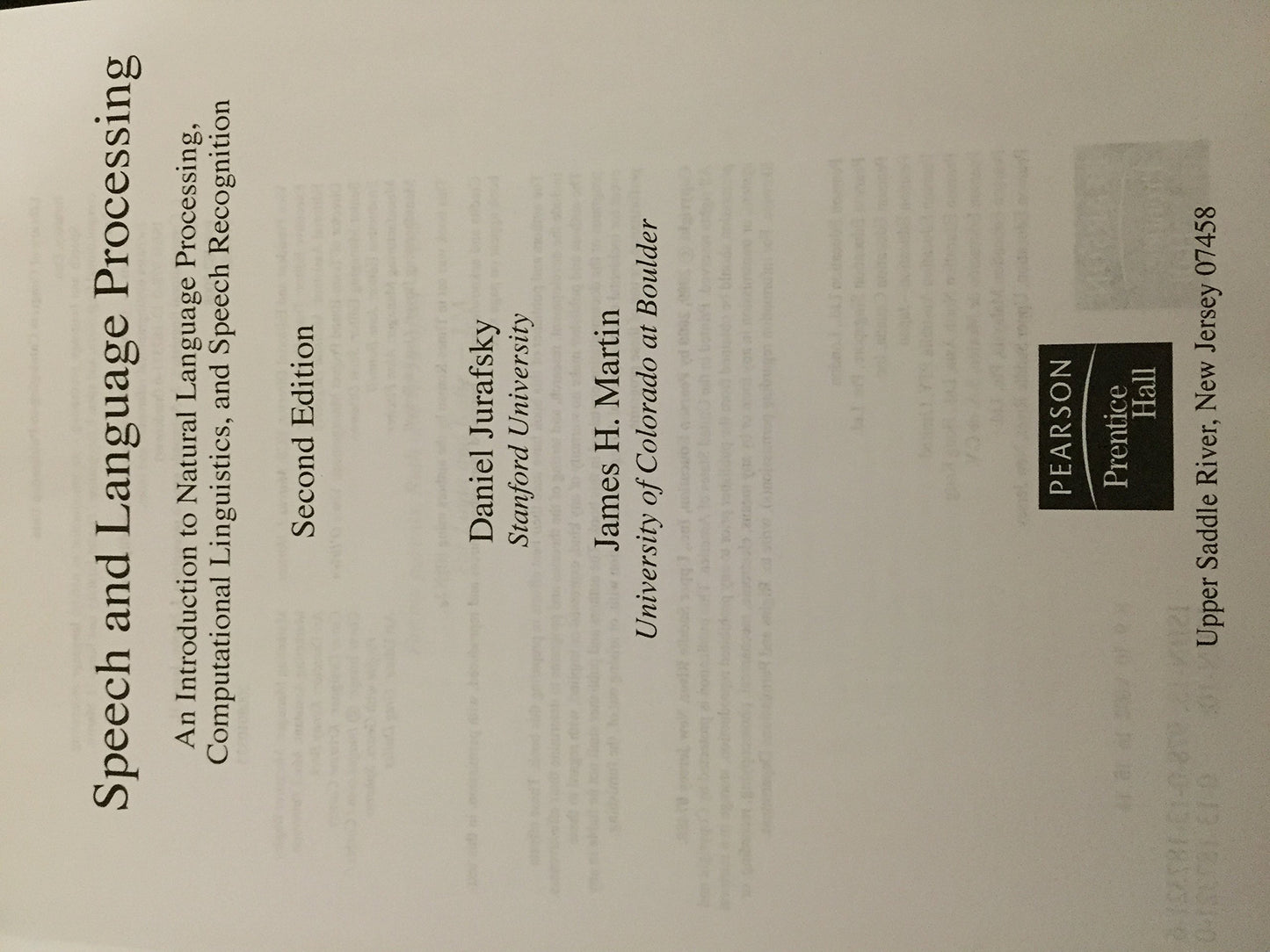 Speech and Language Processing, 2nd Edition