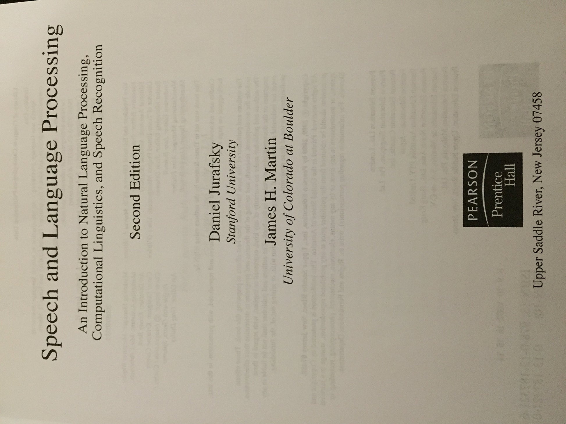 Speech and Language Processing, 2nd Edition