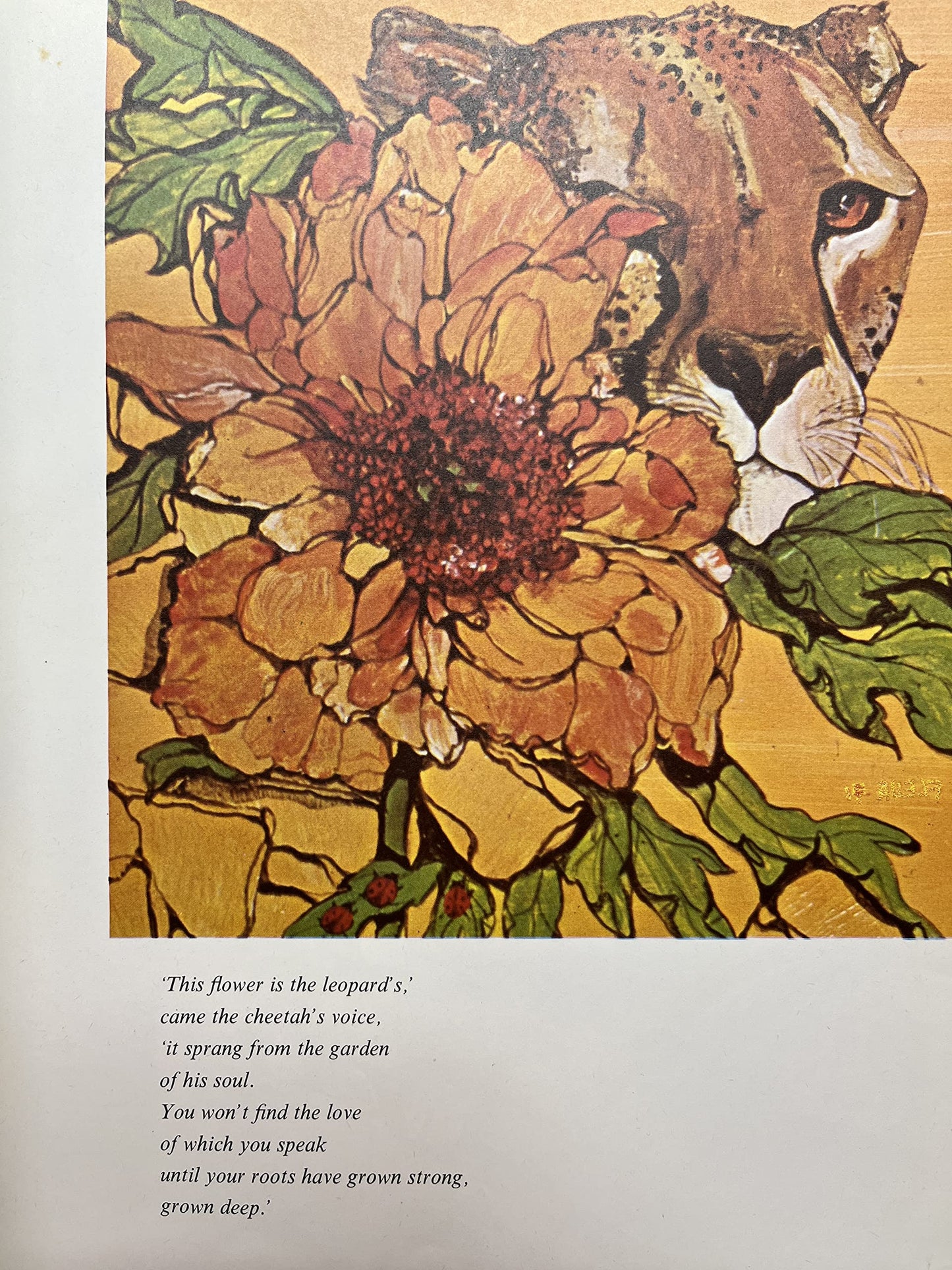 Lion and Blue by Robert Vavra