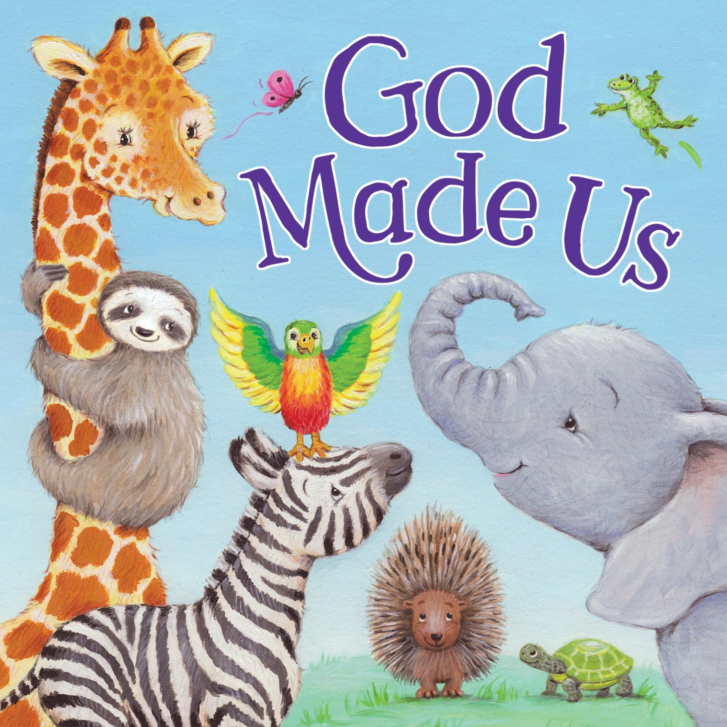 God Made Us - Christian Board Book for Kids  Faith-Based Story Celebrating Gods Love, Individuality & Creation  Touching Bedtime Story Picture Book for Toddlers  Baby & Baptism Gift