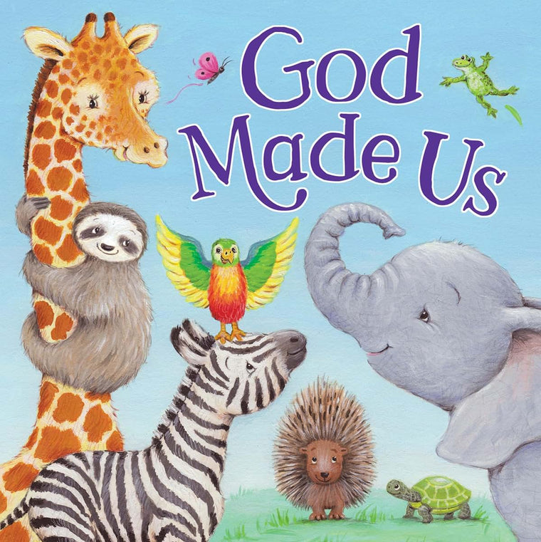 God Made Us - Christian Board Book for Kids  Faith-Based Story Celebrating Gods Love, Individuality & Creation  Touching Bedtime Story Picture Book for Toddlers  Baby & Baptism Gift