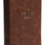 NKJV, Abide Bible, Leathersoft, Brown, Red Letter, Comfort Print: Holy Bible, New King James Version