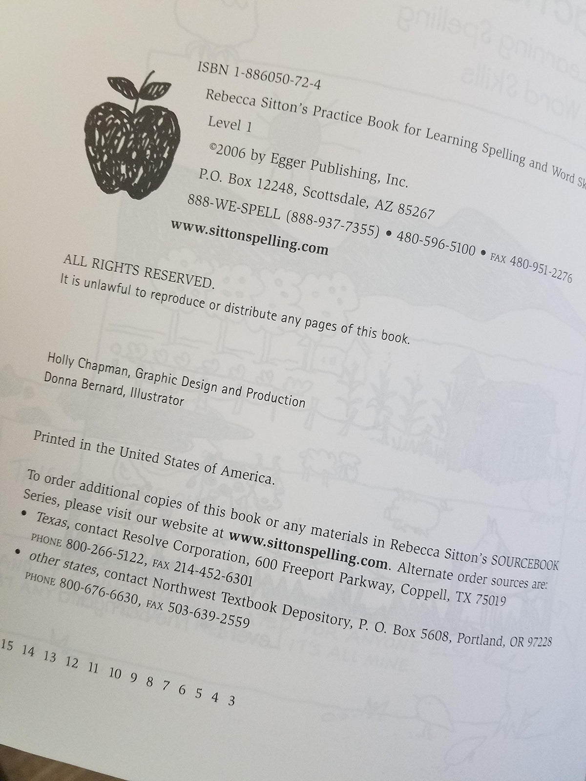 Rebecca Sitton's Sourcebook, Level 1: Practice Books