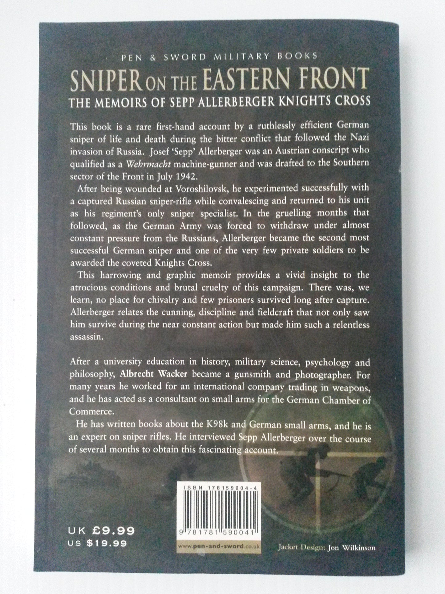 Sniper on the Eastern Front: The Memoirs of Sepp Allerberger, Knights Cross