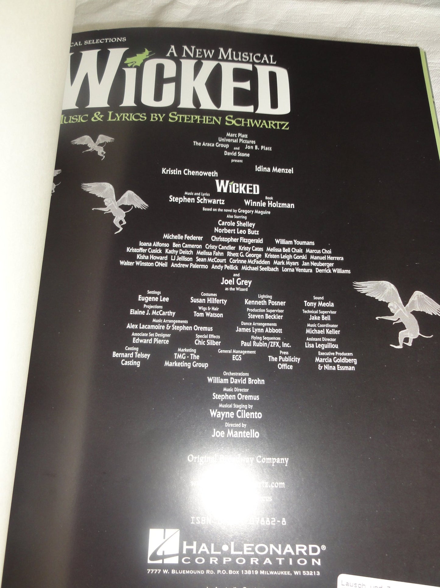 Wicked - Vocal Selections by Schwartz, Stephen