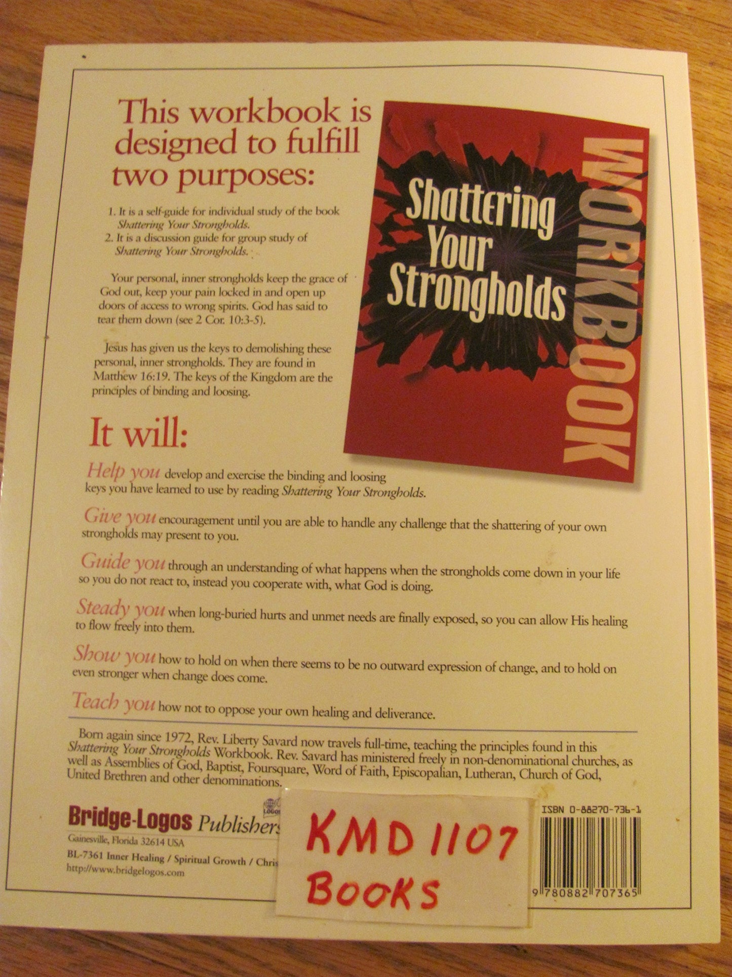 Shattering Your Strongholds Workbook