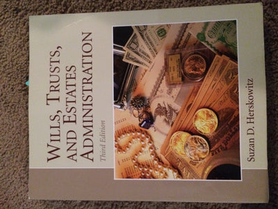 Wills, Trusts, and Estates Administration