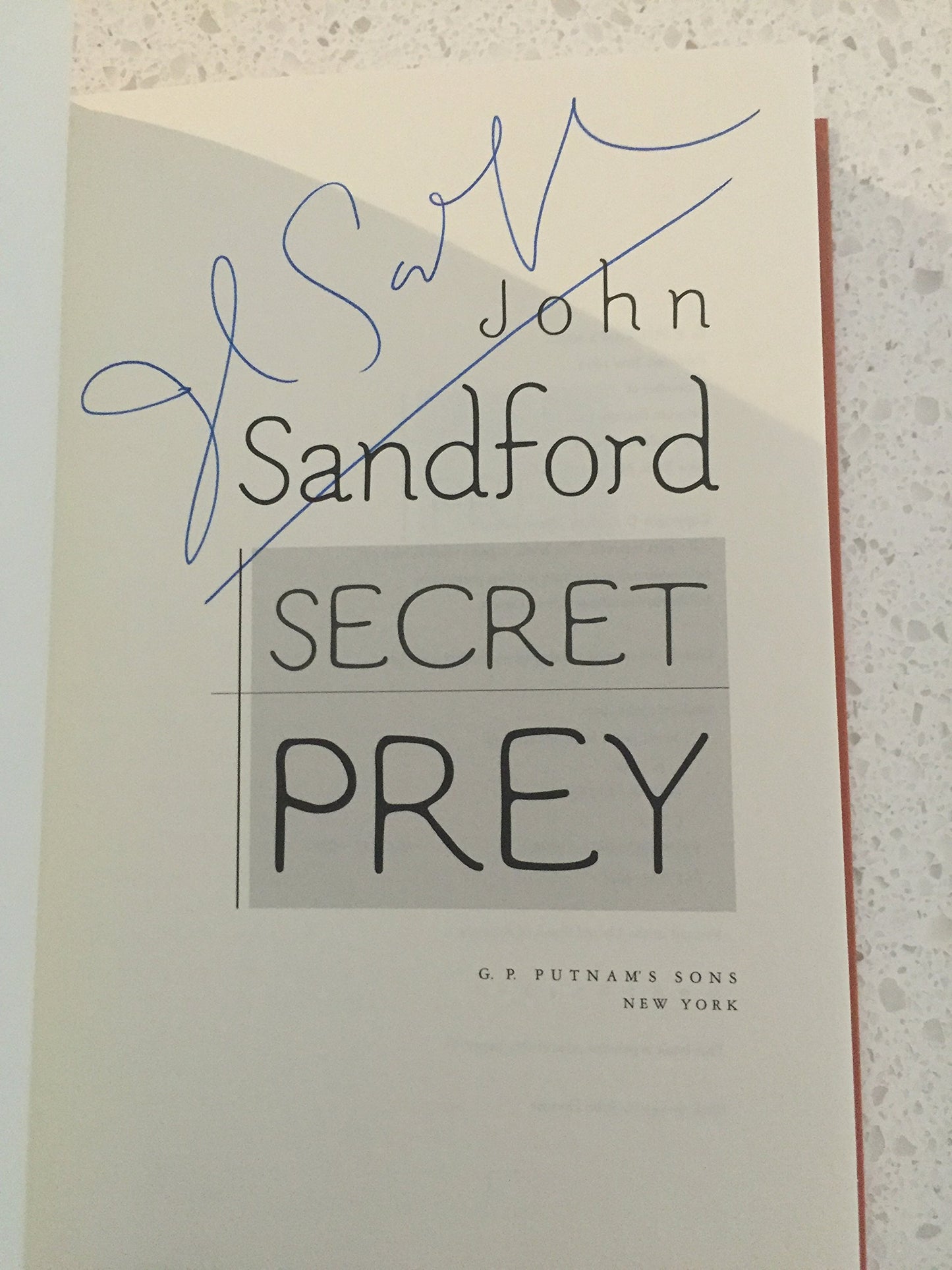 Secret Prey by Sandford, John