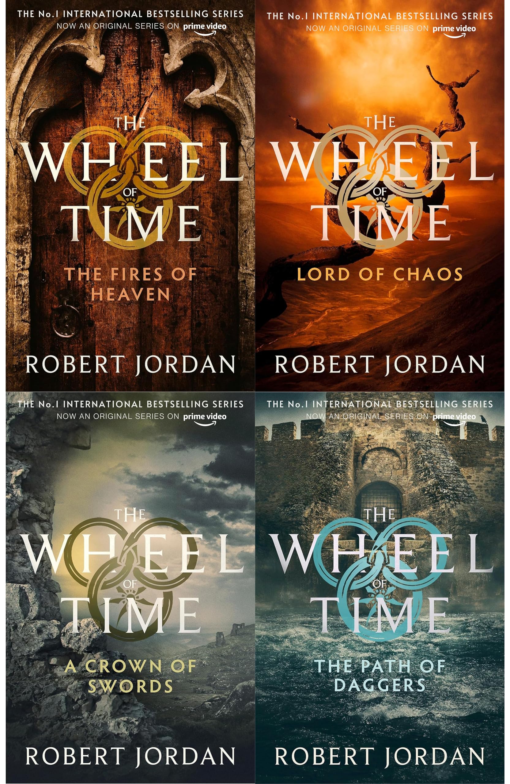 The Wheel of Time Box Set by Robert Jordan - 15 Books Including New Spring, Eye The World, Great Hunt, Dragon Reborn, Shadow Rising, Fires Heaven, ... Path Daggers, Winter'S Heart And Many More