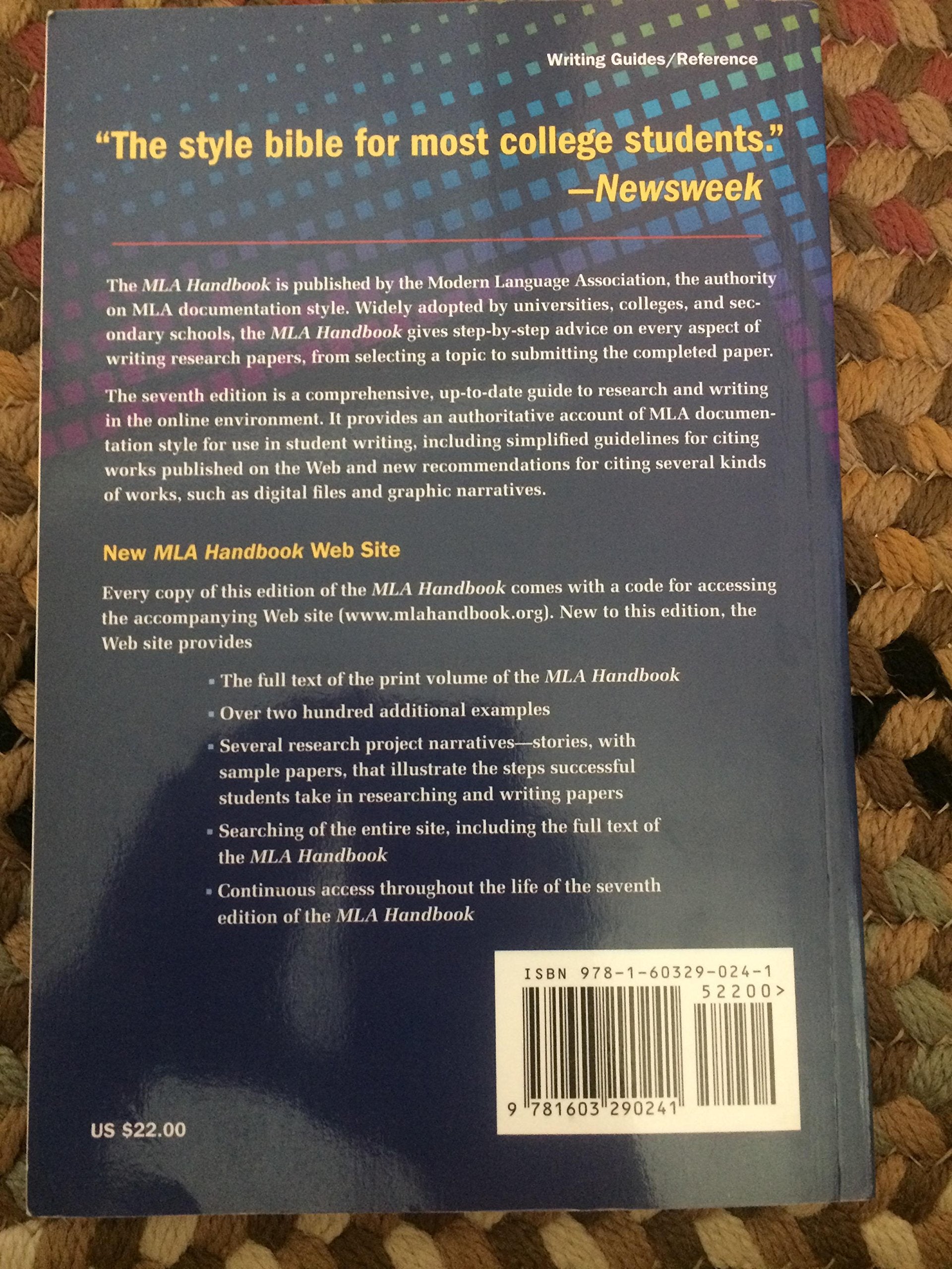 MLA Handbook for Writers of Research Papers