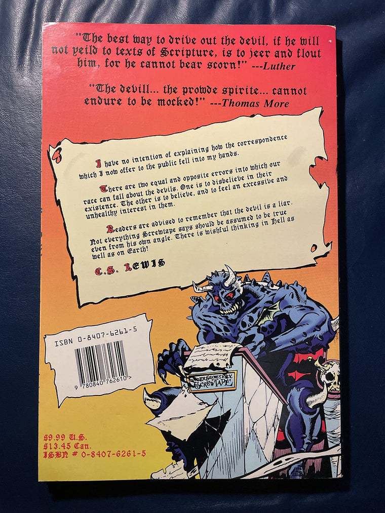 The Screwtape Letters: Marvel Comics — back cover
