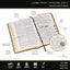 KJV Holy Bible, Thinline Large Print Faux Leather Red Letter