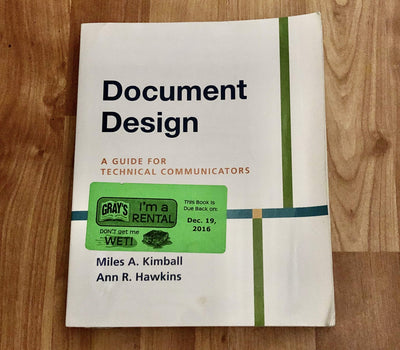 Document Design: A Guide for Technical Communicators