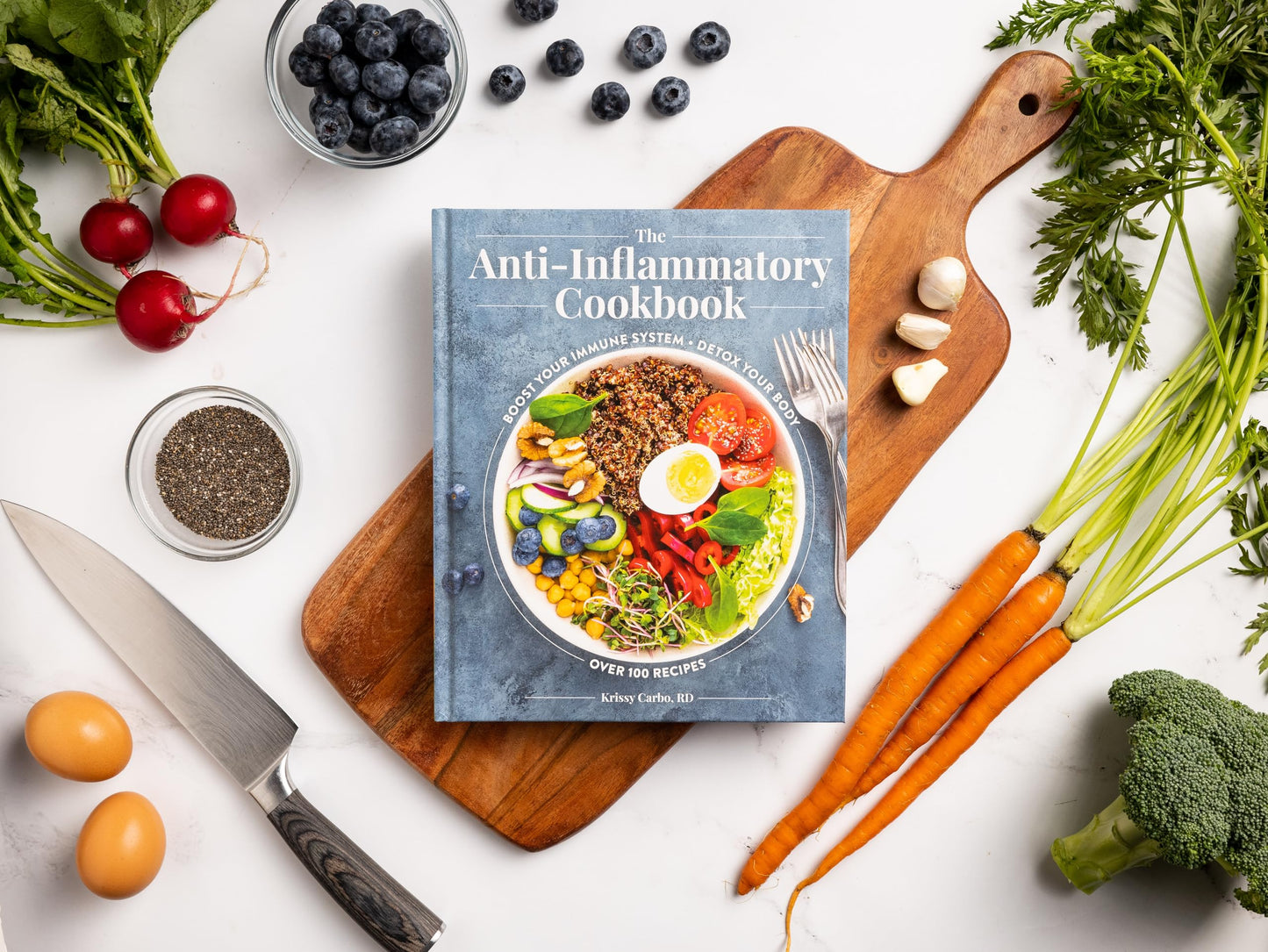 The Anti-Inflammatory Cookbook: Boost Your Immune System, Detox Your Body, Over 100 Recipes