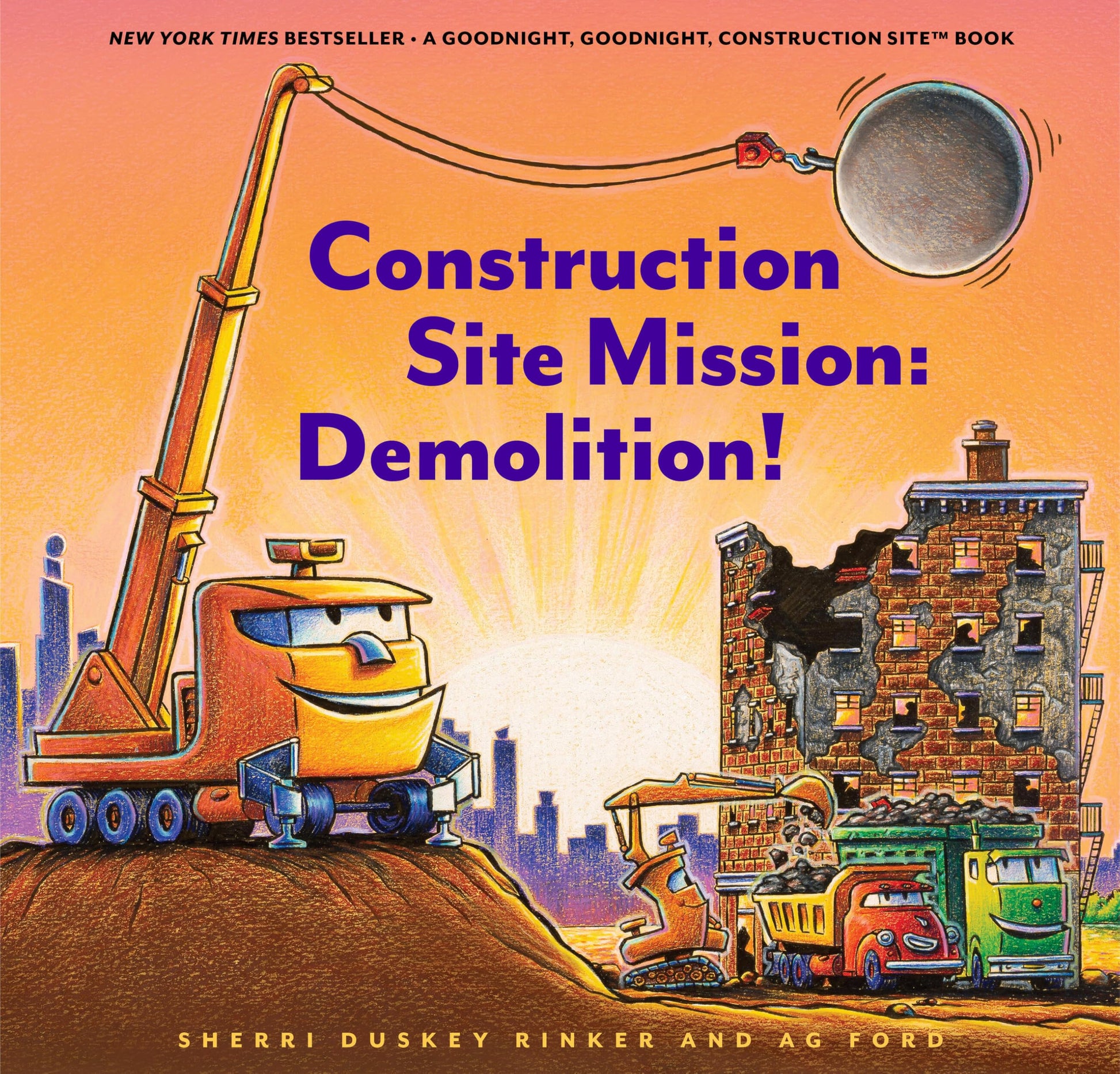 Construction Site Mission: Demolition! (Goodnight Construction Site)