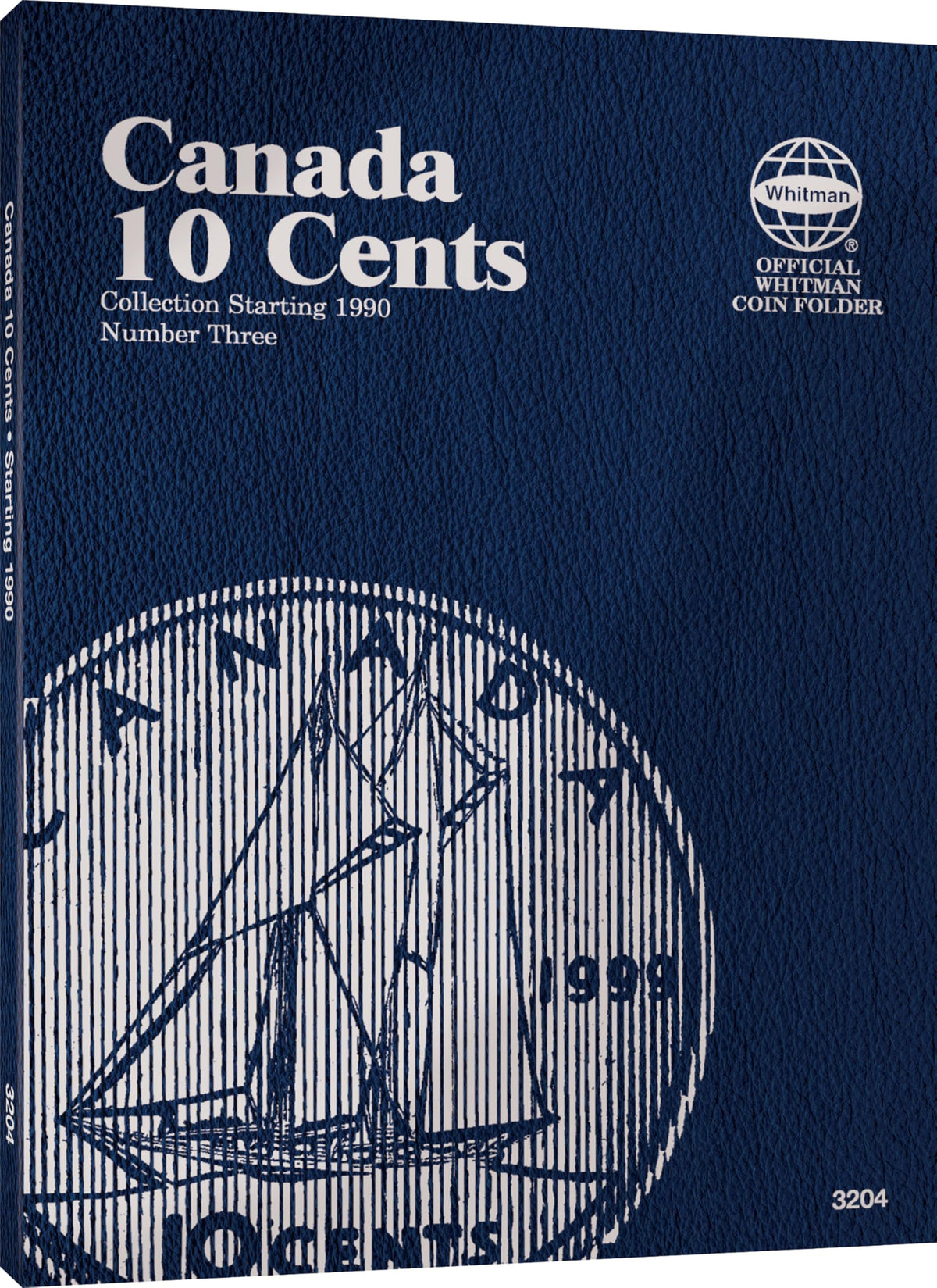 Canadian 10 Cents: Collection Starting 1990 Number Three (Official Whitman Coin Folder)