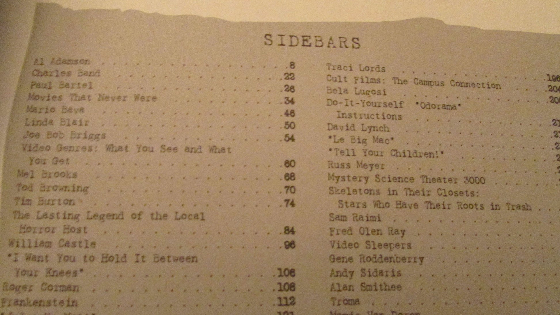 Videohound's Complete Guide to Cult Flicks and Trash Pics