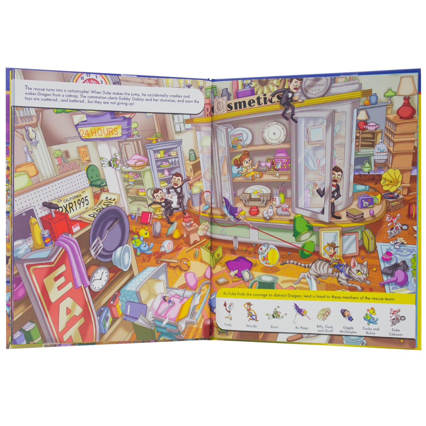 Disney Pixar Toy Story 4 Woody, Buzz Lightyear, Bo Peep, and More! - Look and Find Activity Book - PI Kids