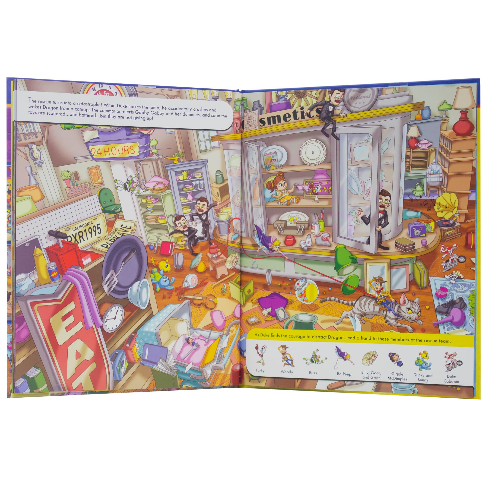 Disney Pixar Toy Story 4 Woody, Buzz Lightyear, Bo Peep, and More! - Look and Find Activity Book - PI Kids
