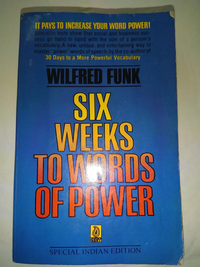 Six Weeks To Words Of Power