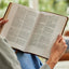 NKJV Foundation Study Bible, Wide-Margin, Brown Leathersoft, Red Letter