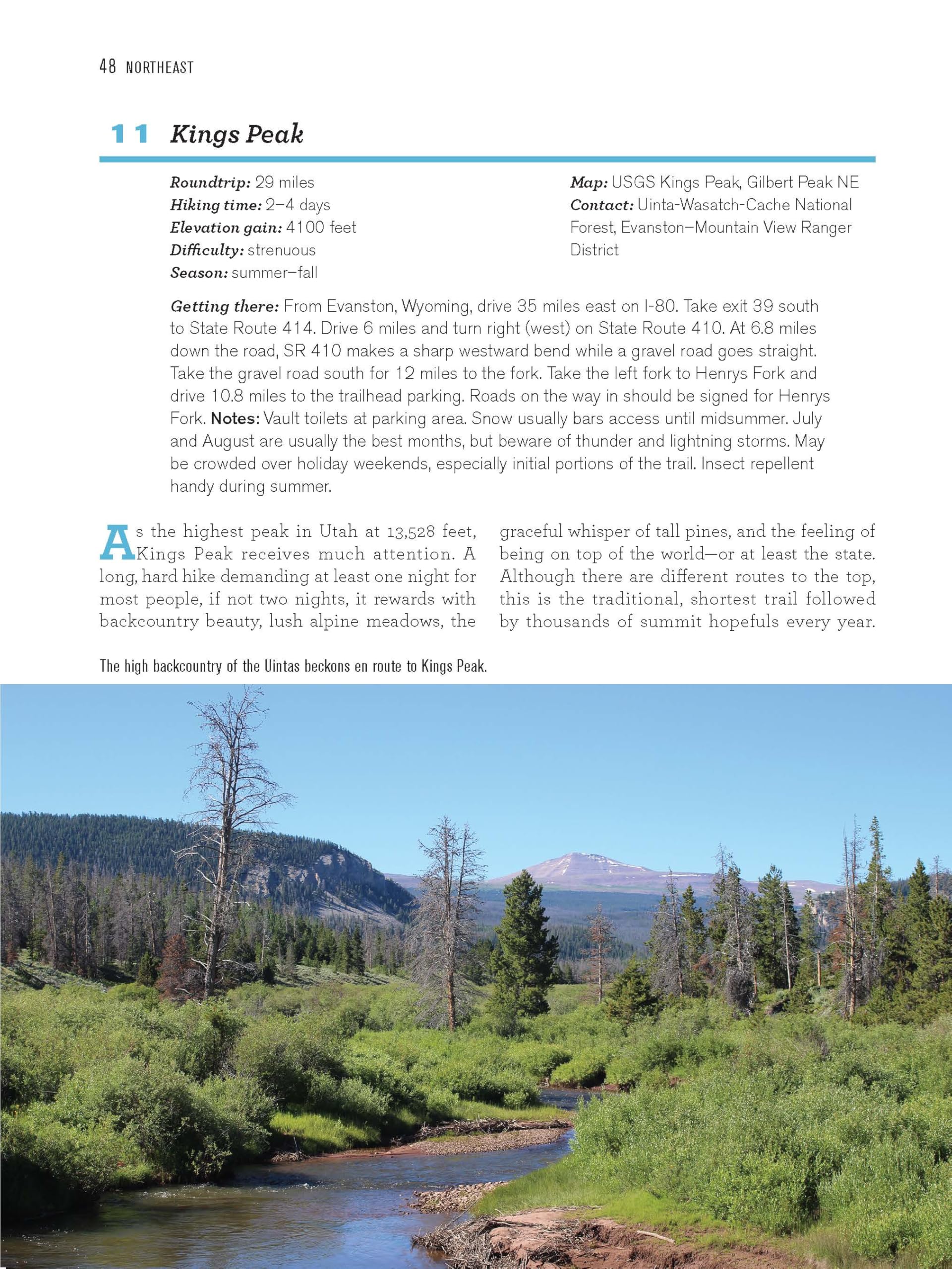 100 Classic Hikes Utah: National Parks and Monuments / National Wilderness and Recreation Areas / State Parks / Uintas / Wasatch