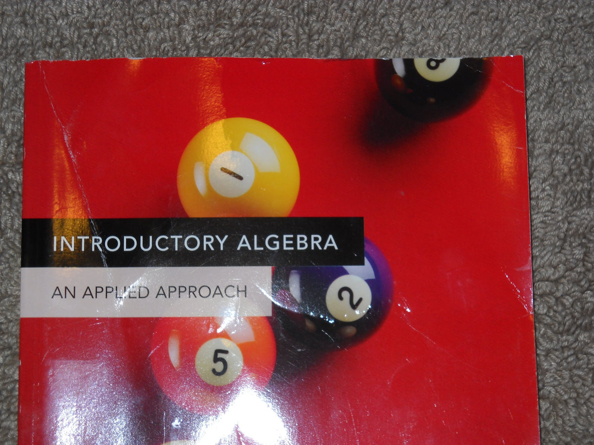 Introductory Algebra: An Applied Approach