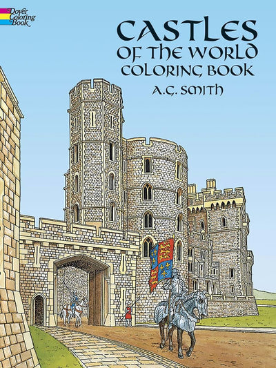 Castles of the World Coloring Book (Dover World History Coloring Books)