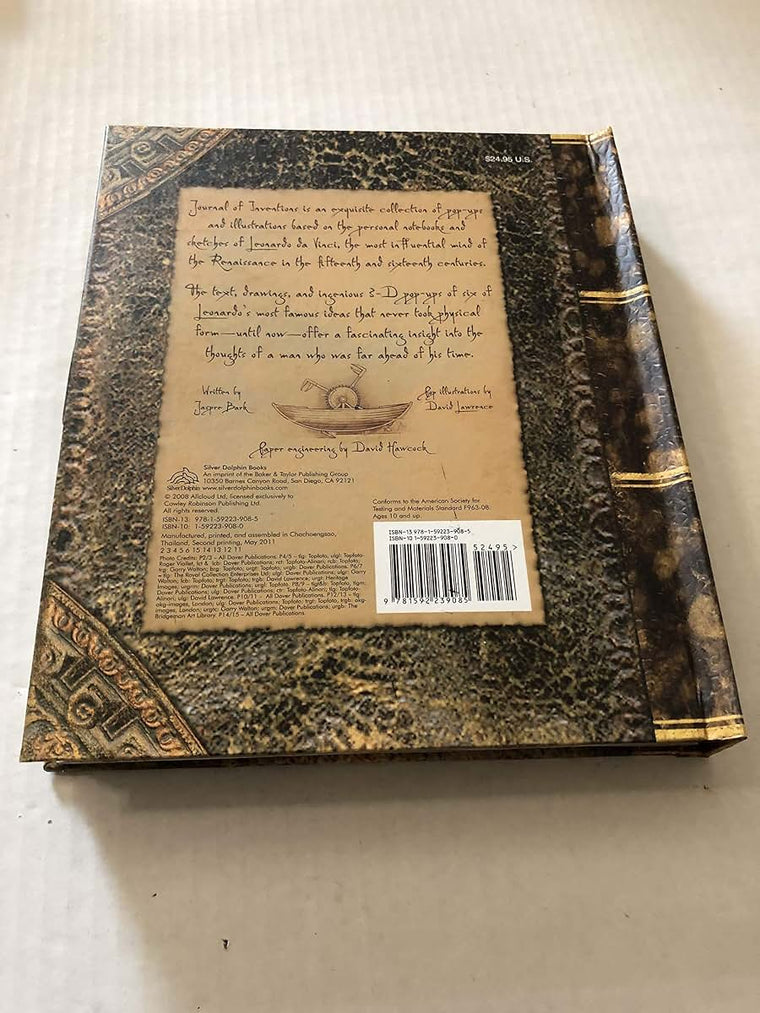 Journal of Inventions: Leonardo da Vinci by Jasper Bark