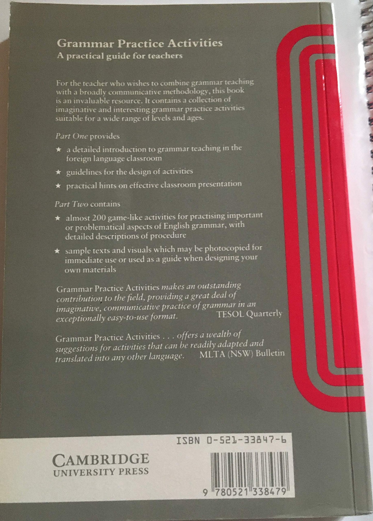 Grammar Practice Activities: A Practical Guide for Teachers (Cambridge Handbooks for Language Teachers)