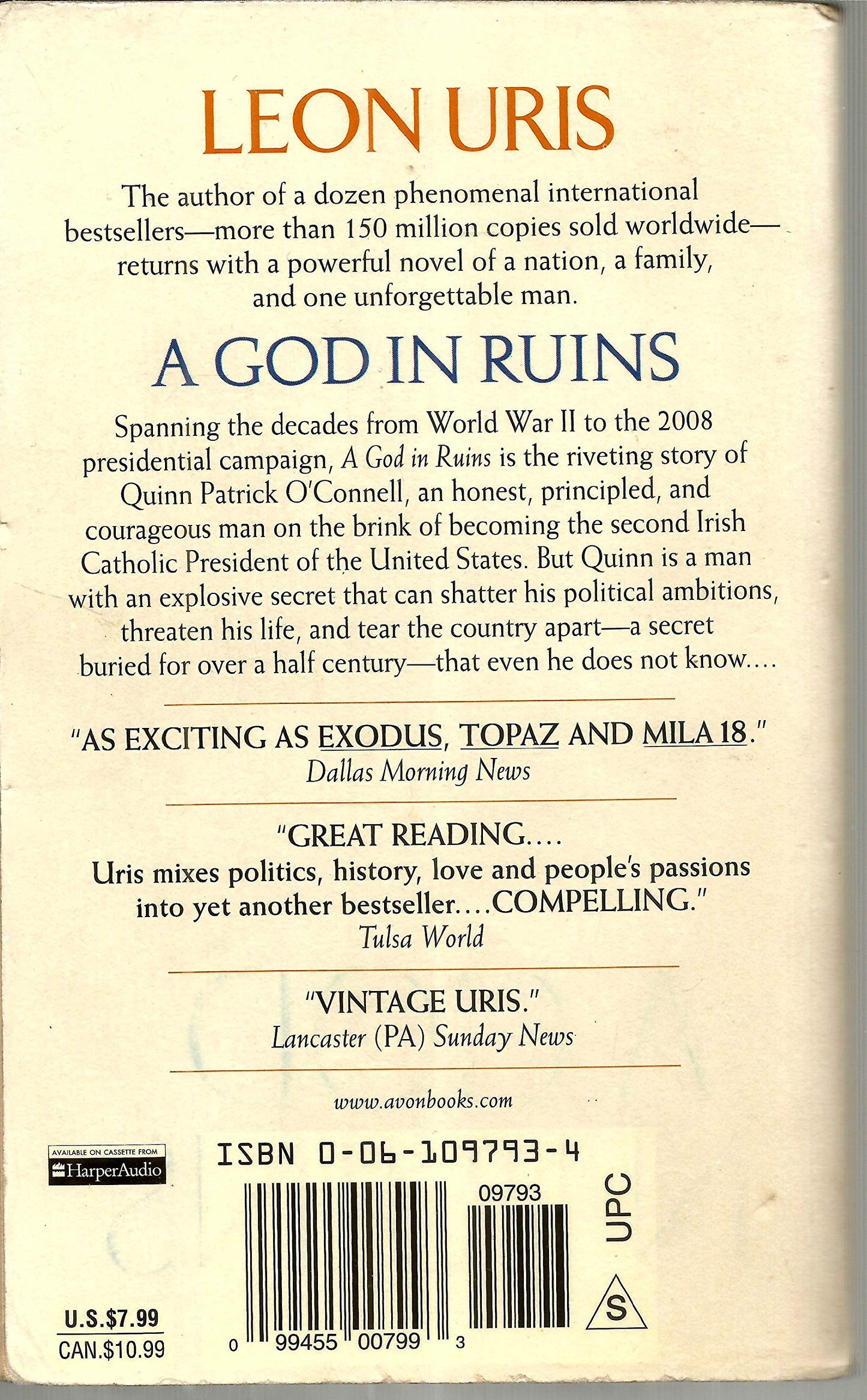 A God in Ruins by Uris, Leon