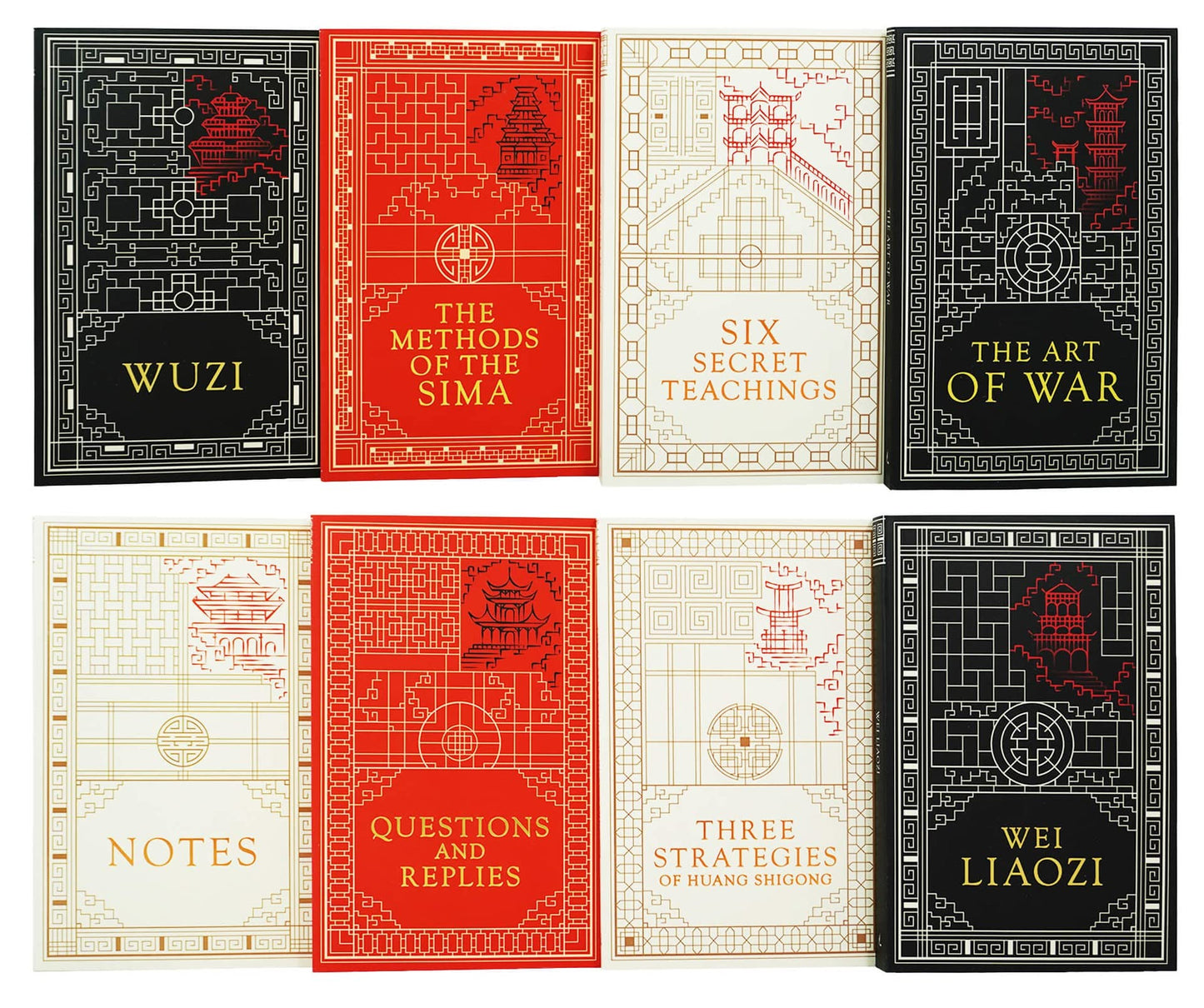 The Art of War Collection 8 Books Box set (The Art of War, Six Secret Teachings, The Methods of the Sima, Wuzi, Wei Liaozi, Three Strategies of Huang Shigong, Questions and Replies, Notebook)