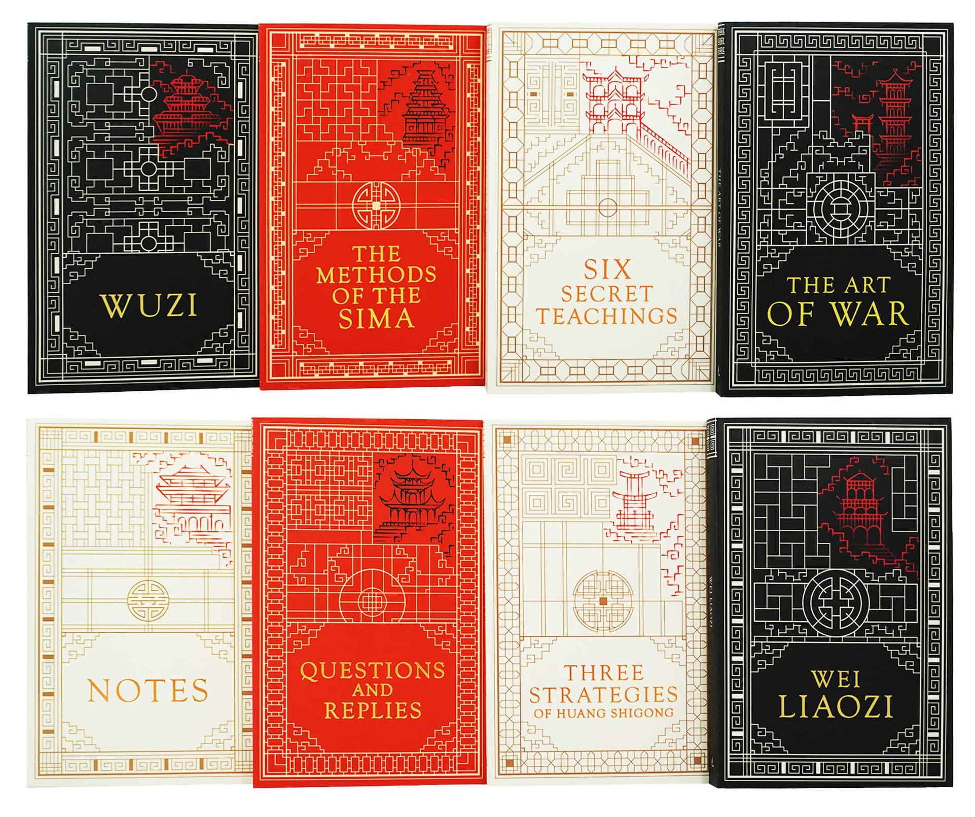 The Art of War Collection 8 Books Box set (The Art of War, Six Secret Teachings, The Methods of the Sima, Wuzi, Wei Liaozi, Three Strategies of Huang Shigong, Questions and Replies, Notebook)