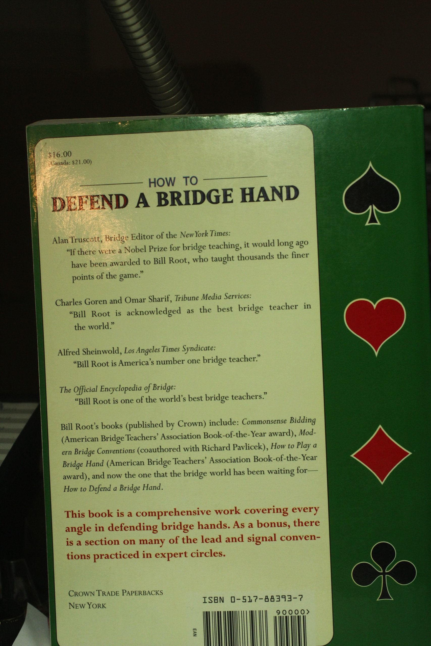 How to Defend a Bridge Hand