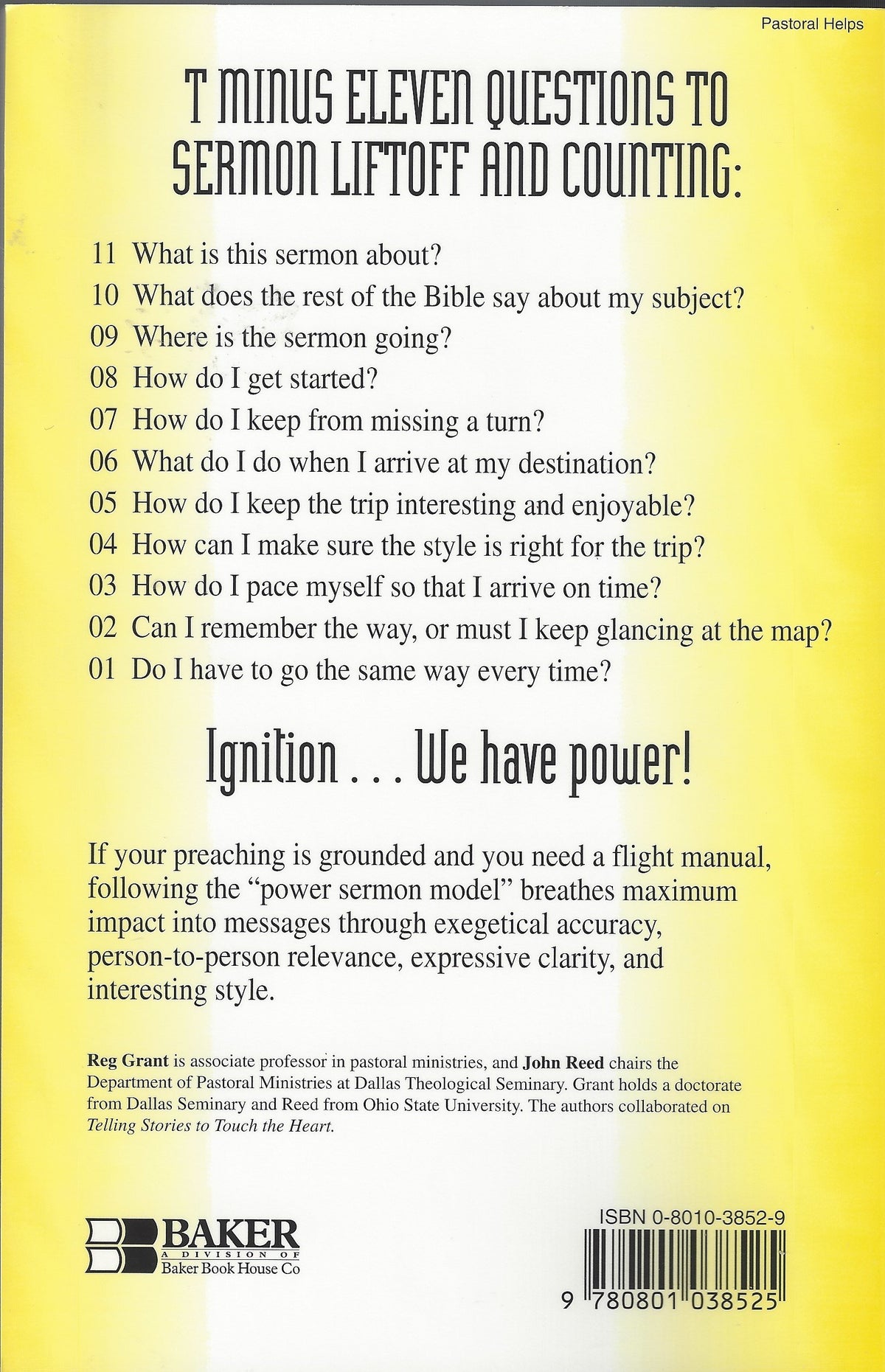 The Power Sermon: Countdown to Quality Messages for Maximum Impact