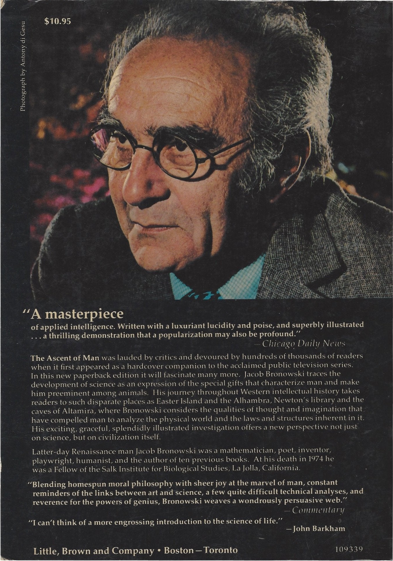 The Ascent of Man by Jacob Bronowski (Paperback)