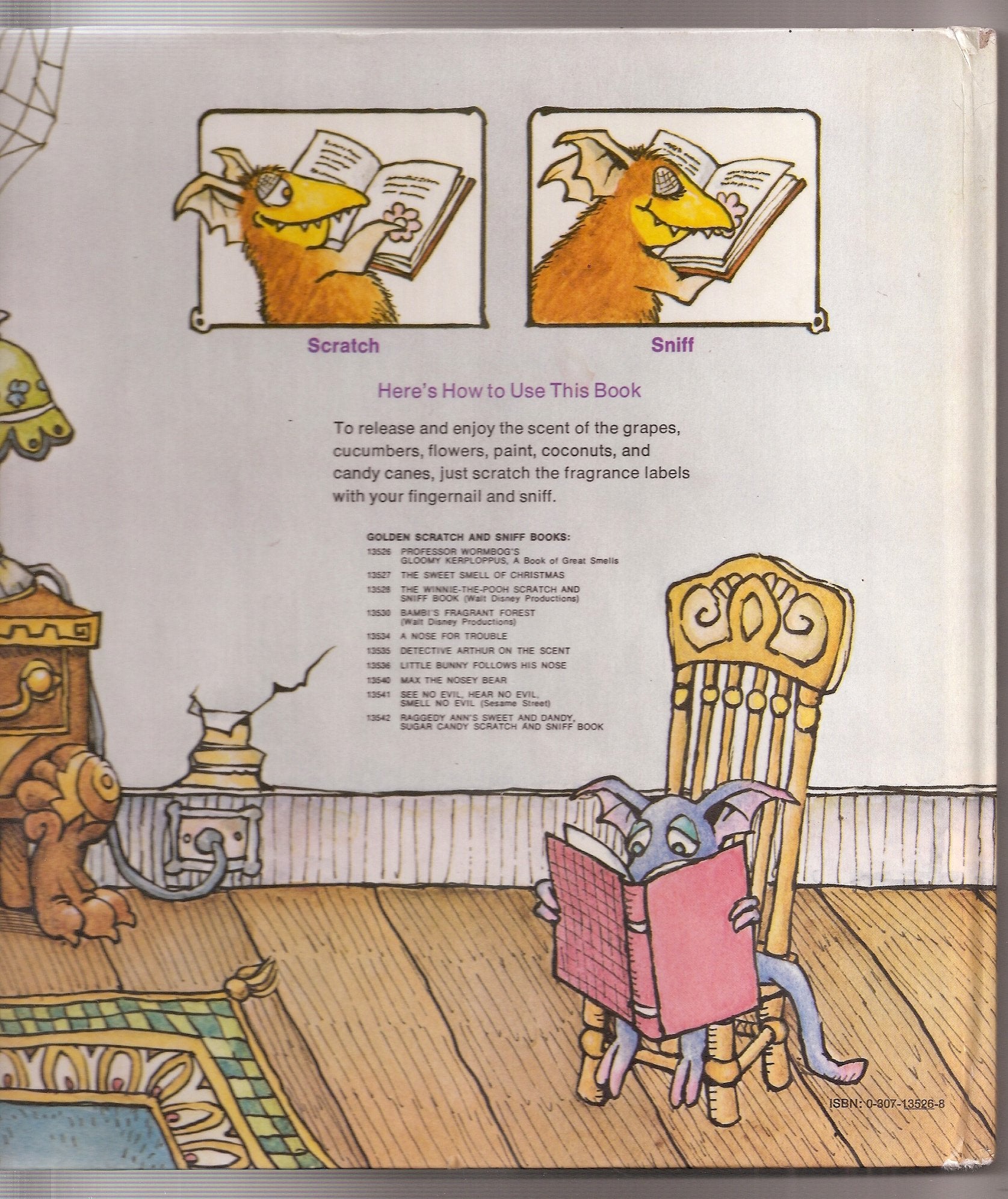 Professor Wormbog's Gloomy Kerploppus: A Book of Great Smells