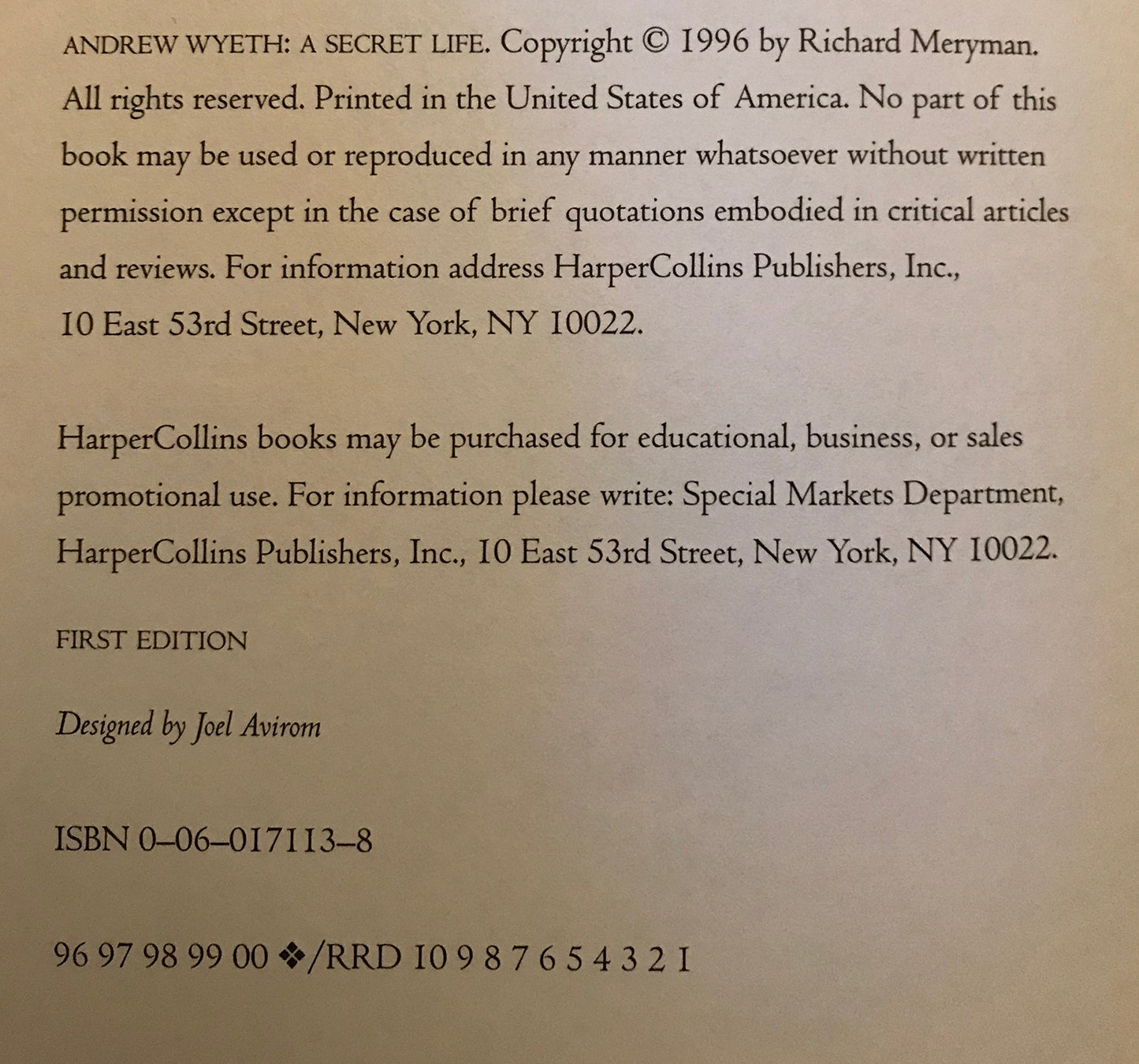 Andrew Wyeth: A Secret Life