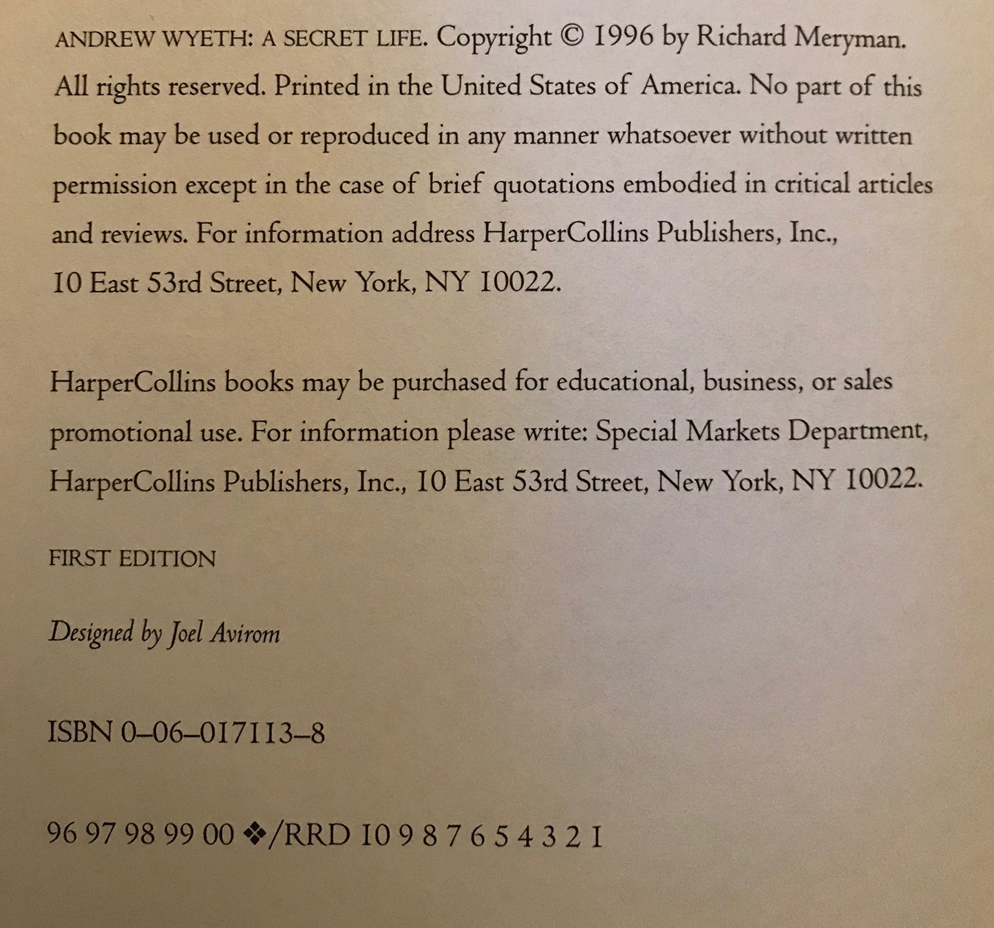 Andrew Wyeth: A Secret Life