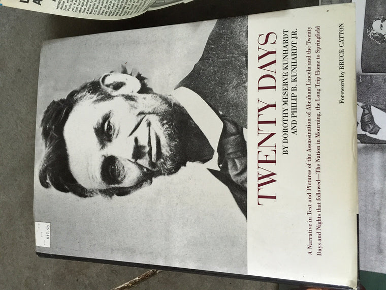 Twenty Days, A Narrative in Text and Pictures of the Assassination of Abraham Lincoln — back cover
