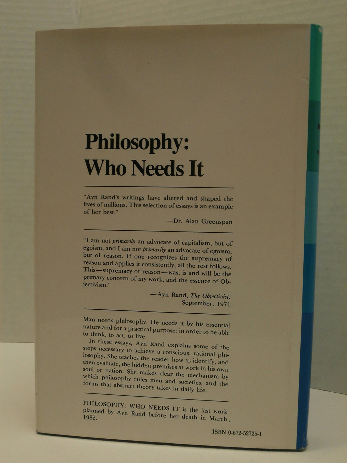 Philosophy Who Needs It