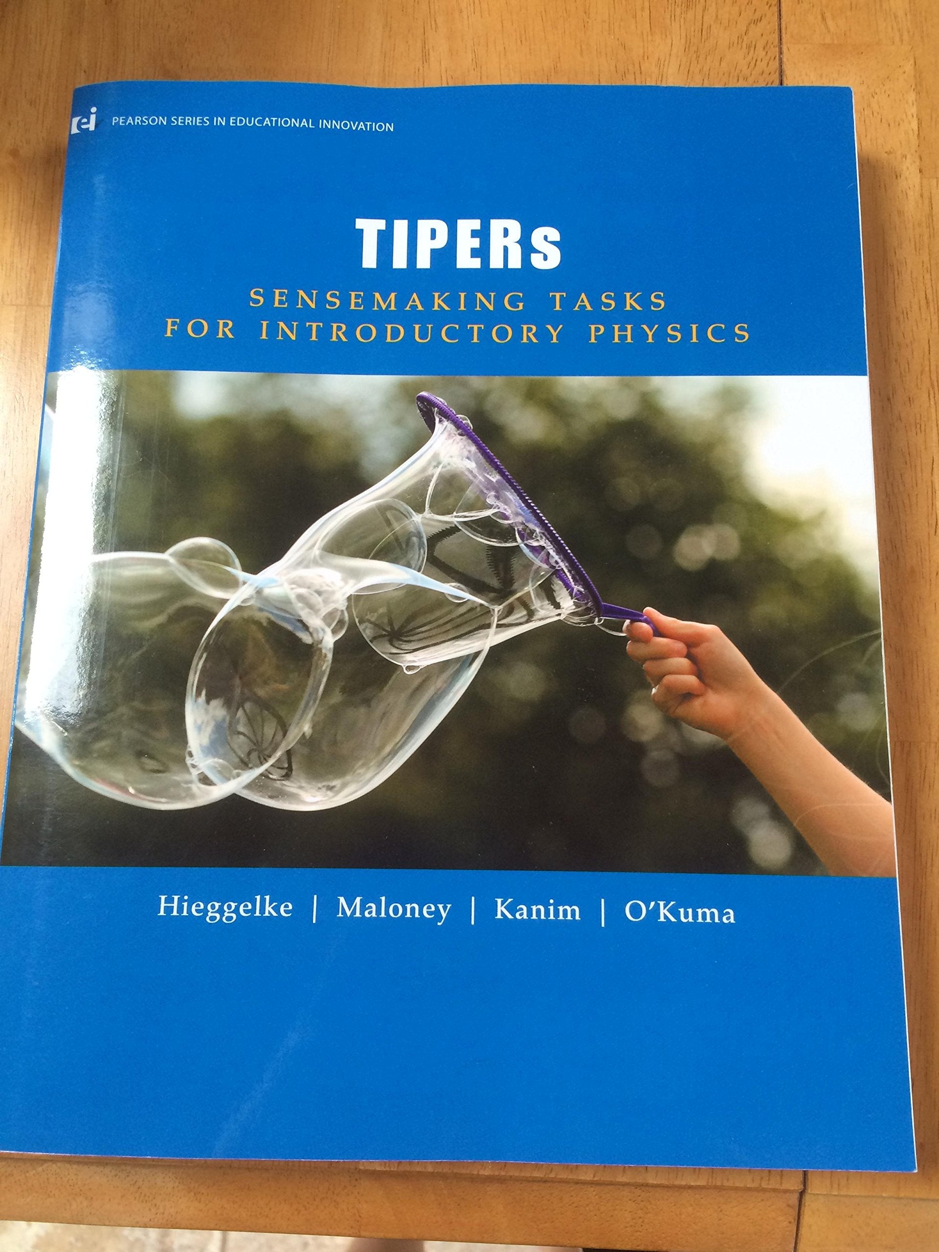 TIPERs: Sensemaking Tasks for Introductory Physics (ei Pearson Series in Educational Innovation)