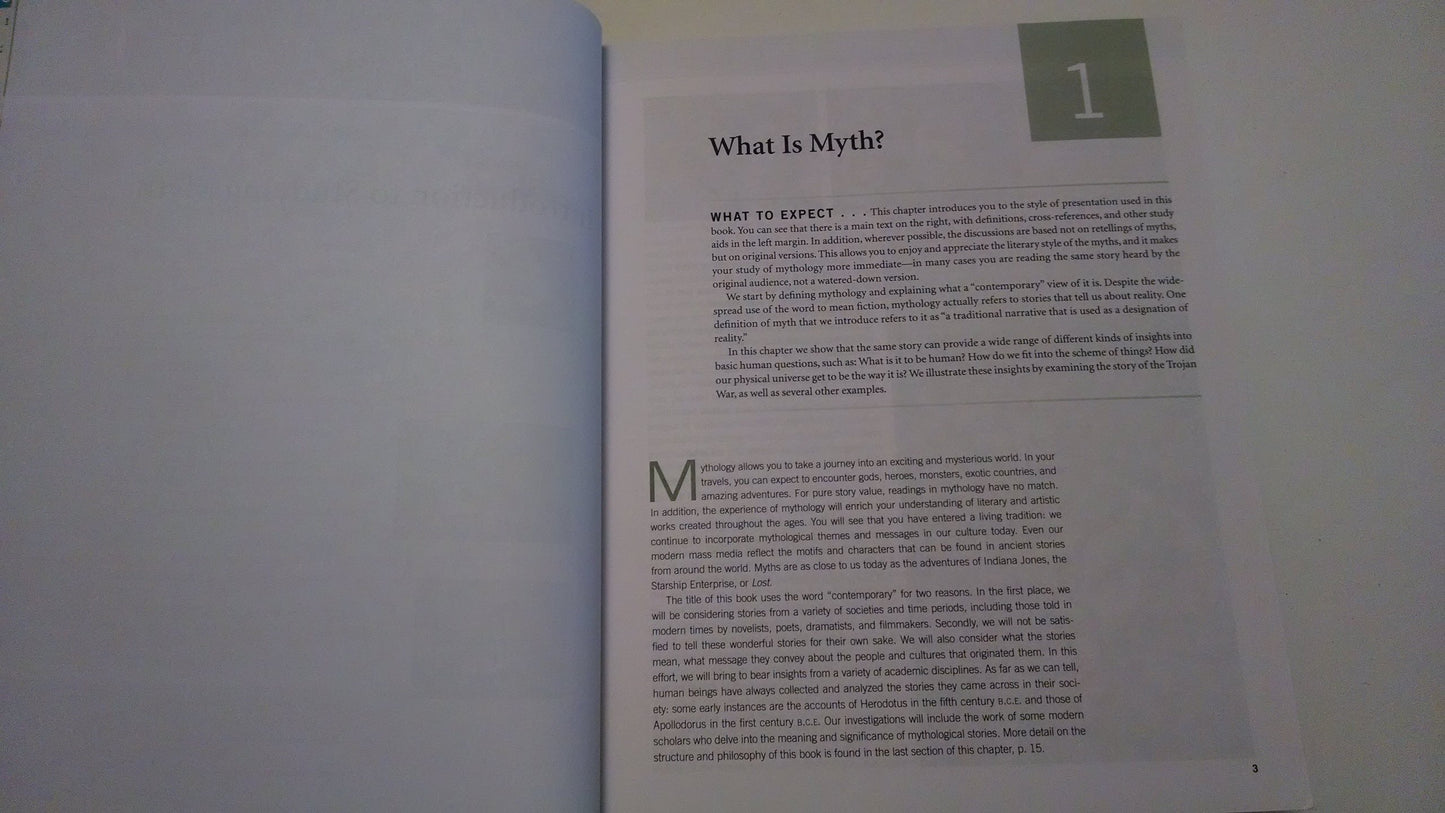 Introduction to Mythology: Contemporary Approaches to Classi