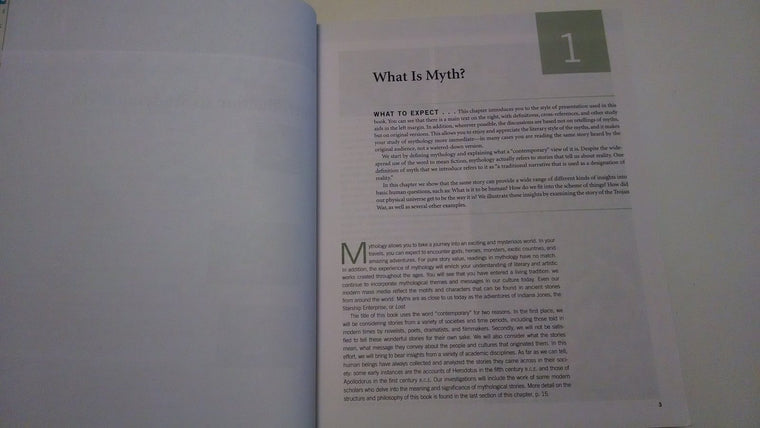 Introduction to Mythology: Contemporary Approaches to Classi