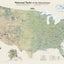 National Parks of the United States Map (National Geographic Destination Map)