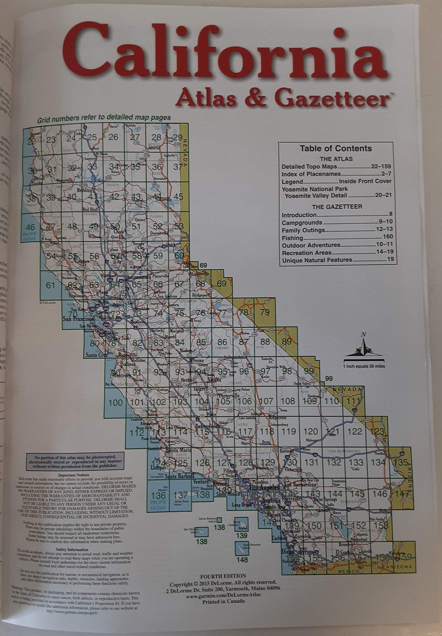 California Atlas & Gazetteer (Delorme Atlas & Gazetteer)