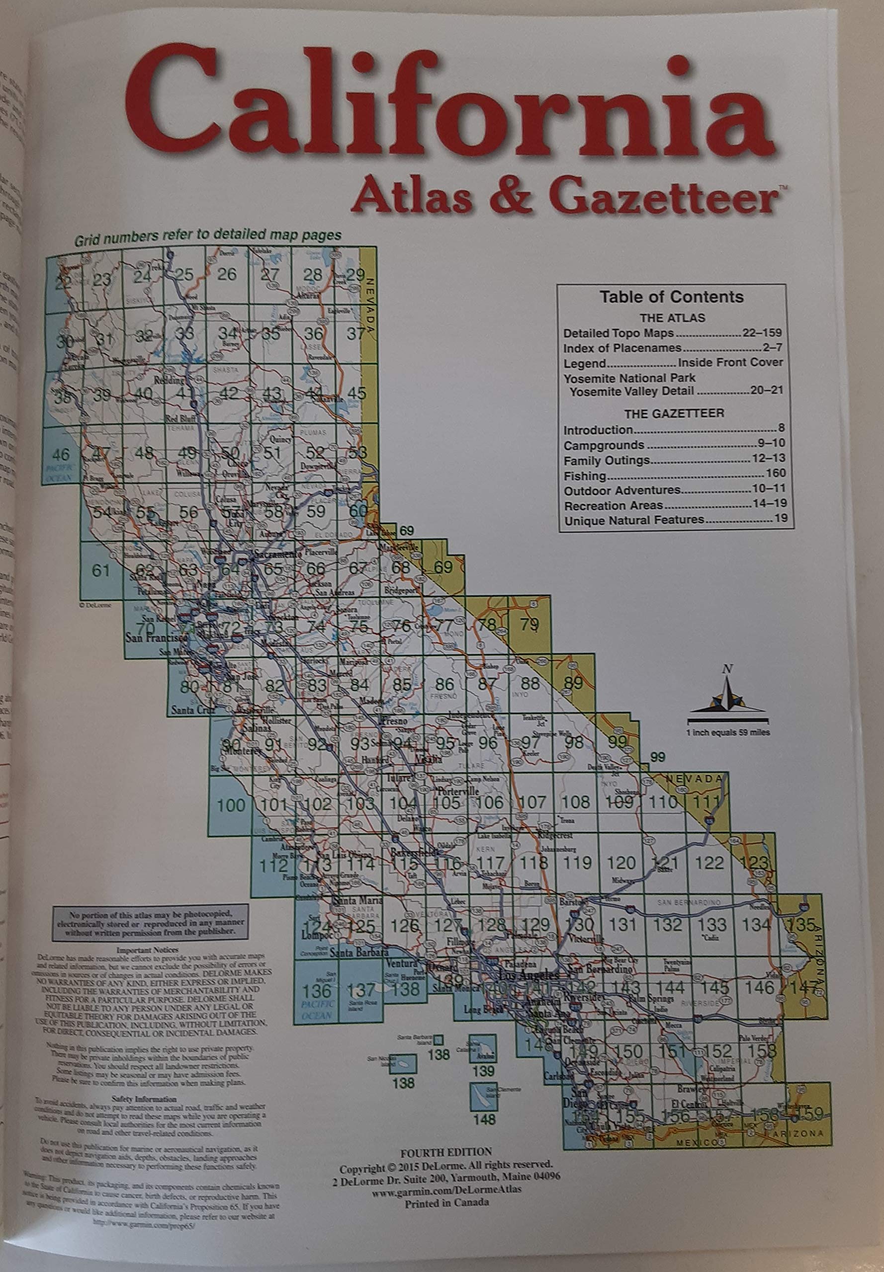 California Atlas & Gazetteer (Delorme Atlas & Gazetteer)